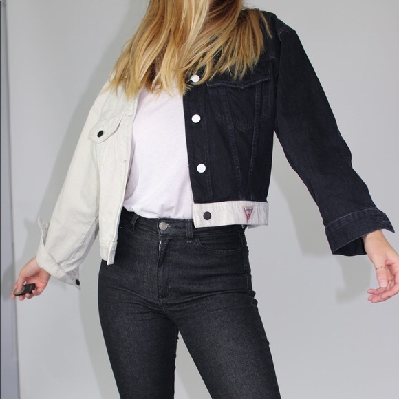 guess color block jeans